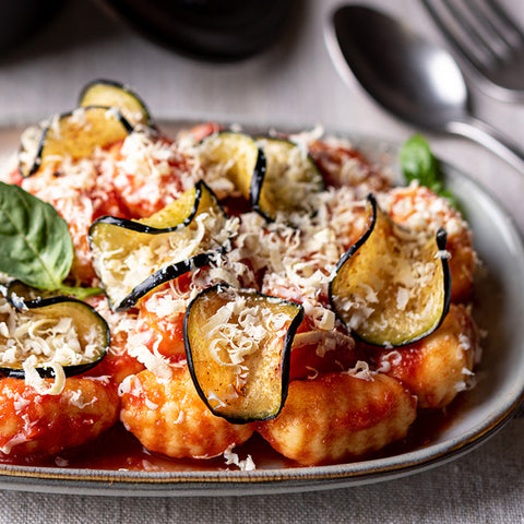 Kartoffel-Gnocchi alla norma